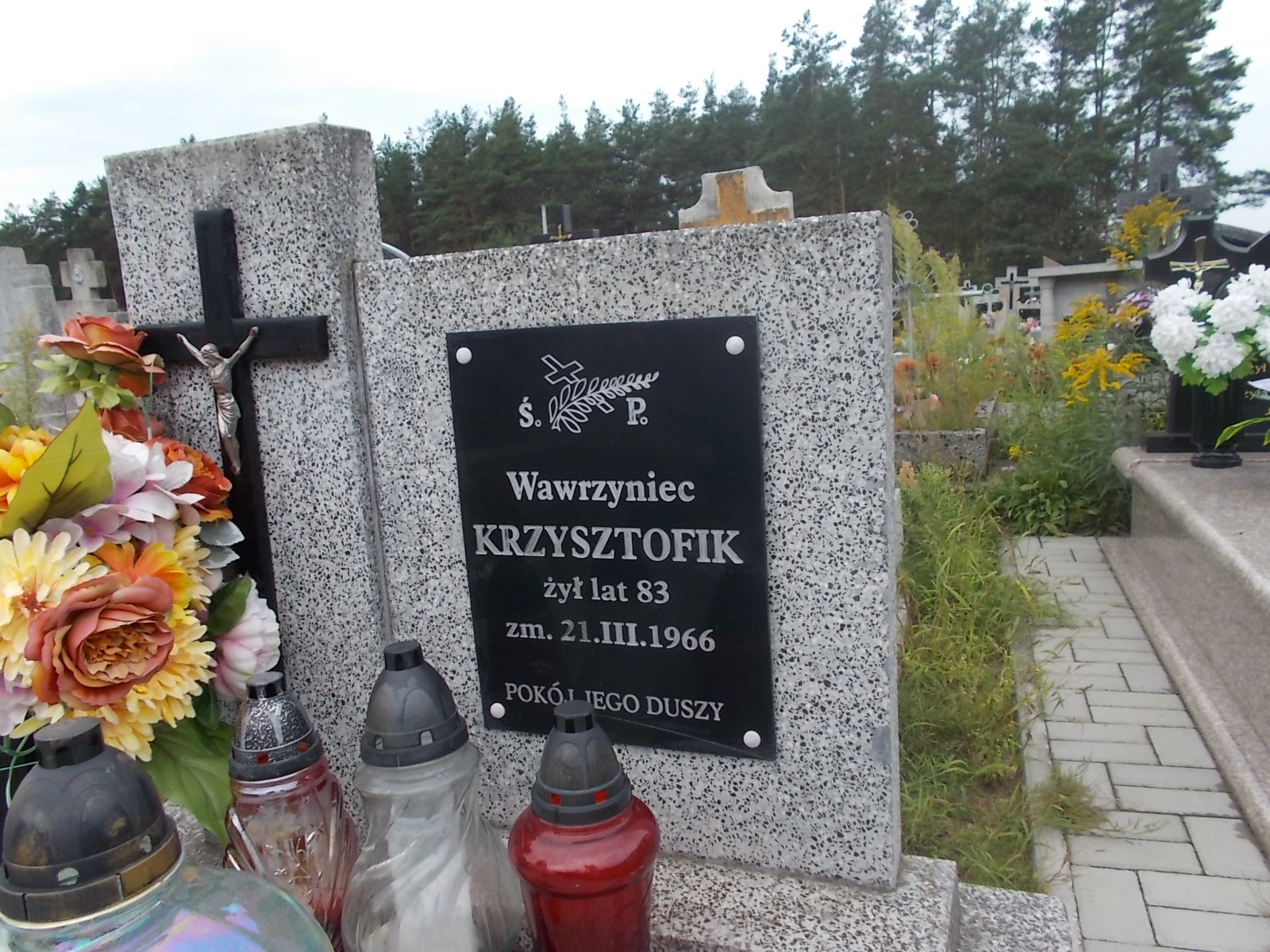 Grób Wawrzyniec  Krzysztofik