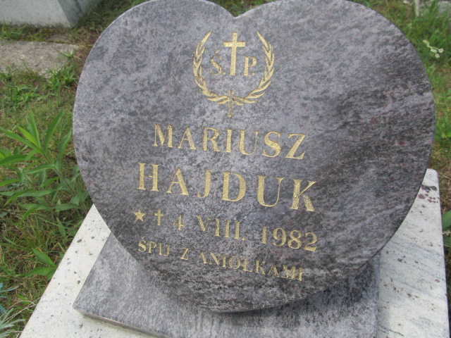Mariusz Hajduk 1982 Wierna Rzeka - Grobonet - Wyszukiwarka osób pochowanych