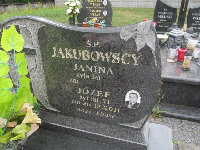Józef Jakubowski Wierna Rzeka - Grobonet - Wyszukiwarka osób pochowanych