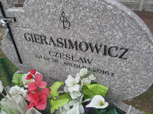 Czesław Gierasimowicz Wierna Rzeka - Grobonet - Wyszukiwarka osób pochowanych