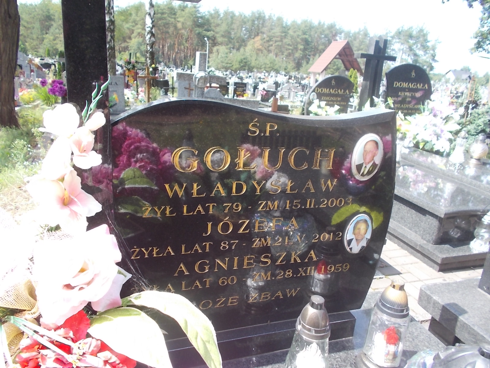 Józefa Gołuch Wierna Rzeka - Grobonet - Wyszukiwarka osób pochowanych