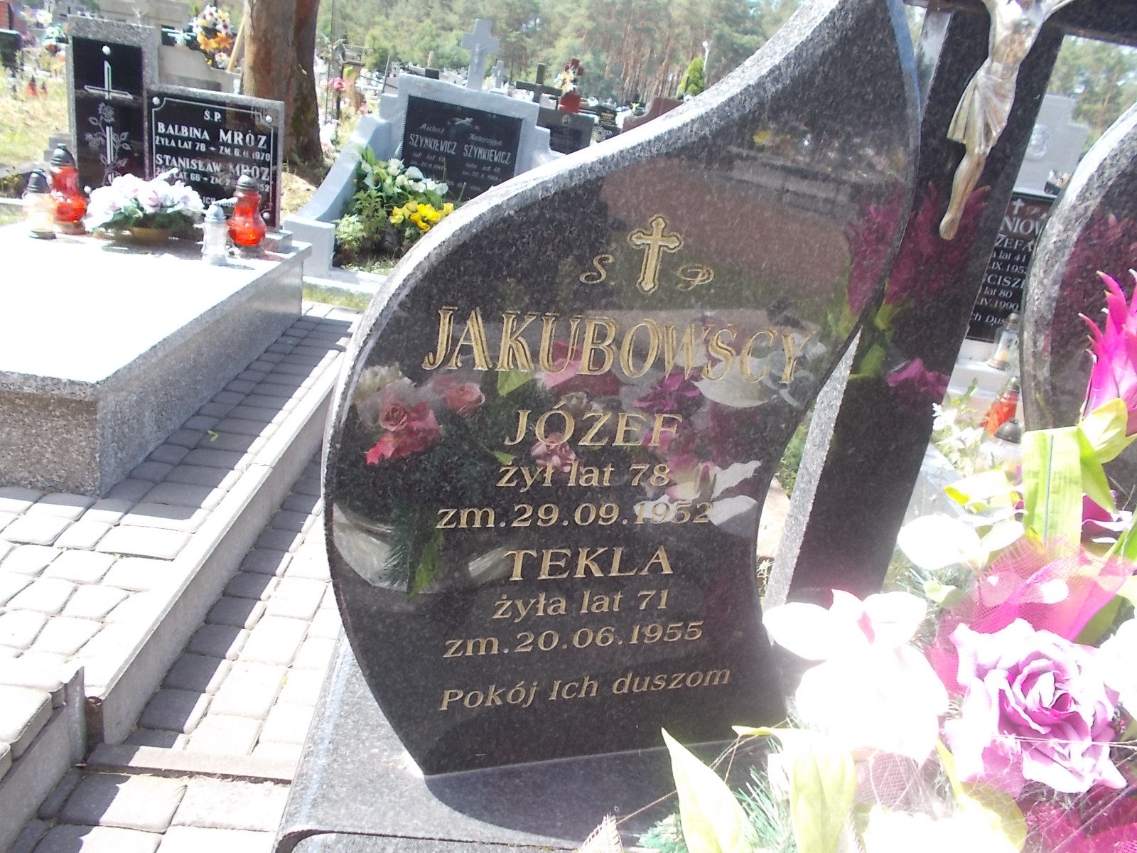 Grób Tekla Jakubowska