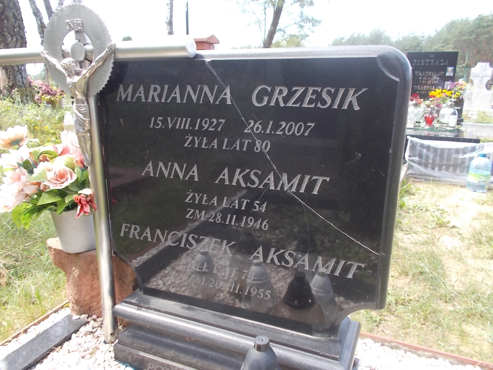 Anna Aksamit  Wierna Rzeka - Grobonet - Wyszukiwarka osób pochowanych